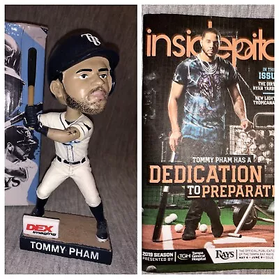 Tommy Pham Bobble Head NIB Tampa Bay Rays SGA & Program D'Backs Padres Cardinals • $9.99