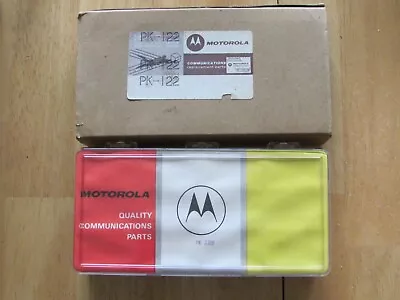 Vtg Motorola Mobile Radio Transistor Parts Partial Box Pk-122 • $14