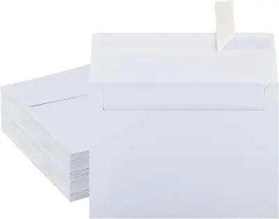 50 Pack White Envelopes 5 X 7 Inch EnvelopesA7 Envelopes Card Envelopes  • $8.68