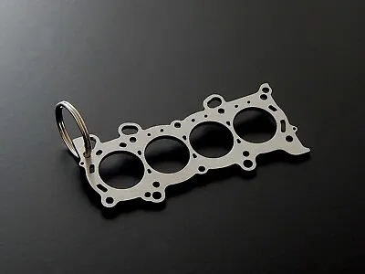 Keychain Miniature Of A Cylinder Head Gasket For Honda K20 / K24 • $23.90