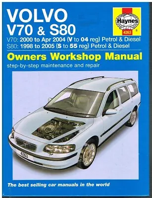 Volvo S80 V70 2.0 2.3 2.4 2.5 Petrol 2.4 Diesel 98-04 Repair Manual *vgc H/back* • $31.56