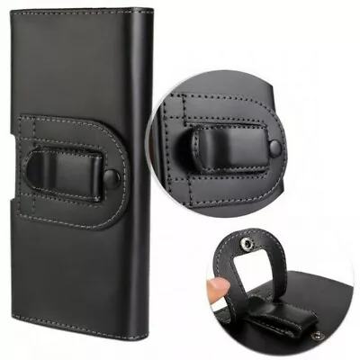 For Huawei P40 P40 Pro+ Horizontal Leather Tradesman Belt Loop Clip Case Cover • $15