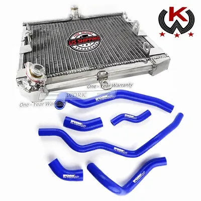 For Yamaha V-MAX Vmax 1200 VMX 1200 1985-2007 1986 Aluminum Radiator &Blue Hose • $97