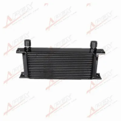 Universal 16 Row -10AN AN10 Engine Transmission Oil Cooler Mocal Style Black • $56.11