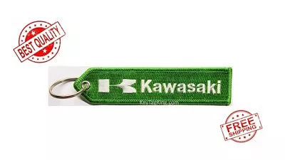 Kawasaki Vulcan Klx Klr Atv Utv Ninja H2 Zx-14r Keychain Tag Double Sided 1pc • $10.95