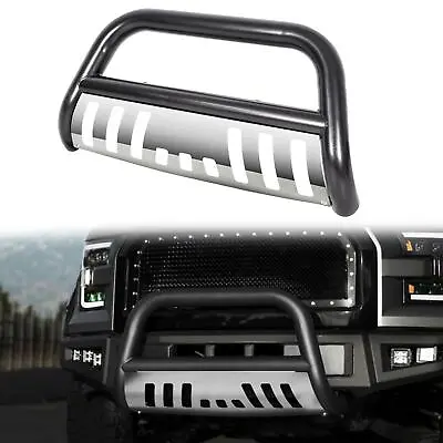 $95 • Buy Stainless Bull Bar Brush Push Front Bumper Grille Guard For 05-15 Toyota Tacoma