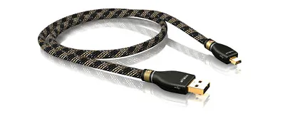 Viablue KR-2 Silver Usb-Cable 2.0 A/Mini-B 16 5/12ft Ofc 21072 Silver 3x Shield • $108.72