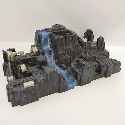 Mega Blocks PYRATES TREASURE ISLAND Base Plate Mountains Waterfall In Gray HTF • $49.99