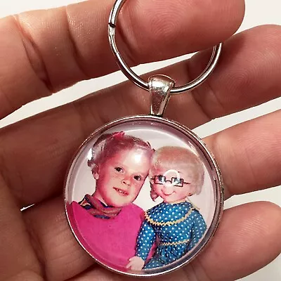 Buffy And Mrs. Beasley Pendant Necklace Key Ring Family Affair Anissa Jones • $12.95