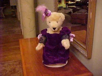 Muffy Vanderbear ~ Alice Mom Dressed Musical Soiree Purple Velvet  • $39.60