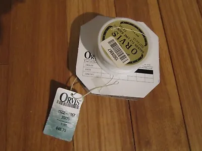 Orvis New Dacron   Fly Fishing Line Backing 75 Yds Test 20lb Wt5 Floating +#t30 • $31.50