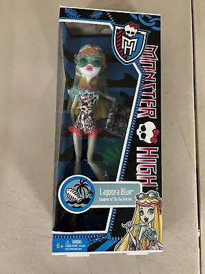 Monster High Beach Beasties Lagoona Blue Swim Class Doll Mattel 2012 New In Box • $74.99