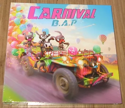 B.A.P BAP CARNIVAL 5th Mini Album NORMAL Ver. CD + PHOTOCARD + FOLDED POSTER NEW • $14.99