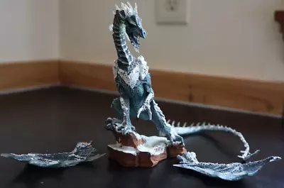 McFarlane Ice Dragon Clan Statue Released In Oct. 2007 - Wing Needs Repair • $12