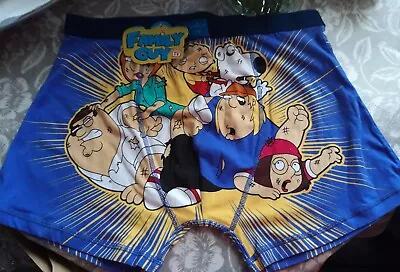 Family Guy Pants Boxers Trunks Adult Size Large New UK • £6.95