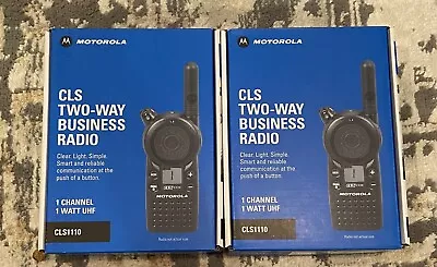 MOTOROLA CLS1110 Radio Base And Charger (2 Pack) NEW • $46