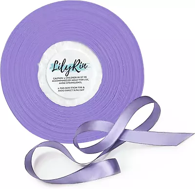 Light Purple Ribbon 3/8 Inches 36 Yards Roll Perfect For Scrapbooking Art Hair B • $8.38