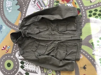 J Crew Jacket Mens Green Military Field Utility Mechanic Coat • $50