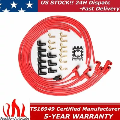 $32.85 • Buy 8mm 4041 Universal Spark Plug Wires For Small Block Chevy Ford Flathead HEI