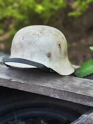   WW2 M42 German  Helmet WWII M 42. Combat Helmet Size 64 • $289