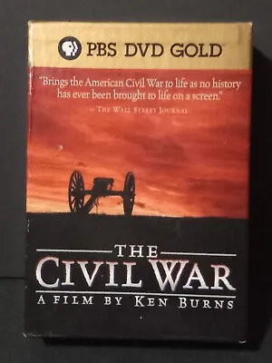 $18 • Buy The Civil War A Film By Ken Burns (NR) All 5 Disk Work Great (DVD Box Set, 2002)