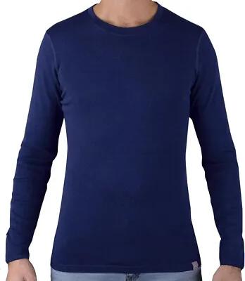 MERIWOOL Mens Base Layer - 100% Merino Wool Midweight Long X-Large Navy  • $69.99