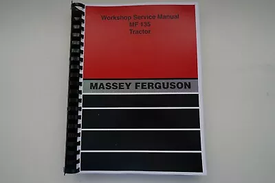 Massey Ferguson MF135 Manual Book • £26.50