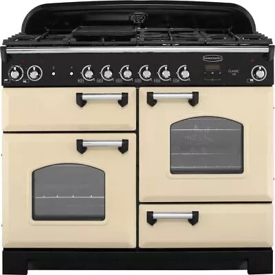 Rangemaster CLA110DFFCR/C Classic 109cm Dual Fuel Range Cooker 6 Burners Cream • £2440