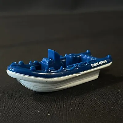 1999 Matchbox #59 Wilderness Adventure Series 12 WHITE-WATER RAFT BOAT Blue • $1.99