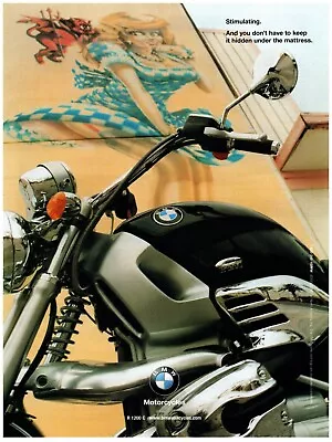 BMW Motorcycle Biker Bike Stimulating Vintage Print Advertisement 8x11  2000 • $11.99