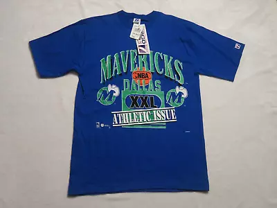 Vintage 90s Logo 7 Dallas Mavericks Shirt NEW NWT RARE! NBA Spell Out Old Logo • $149.99