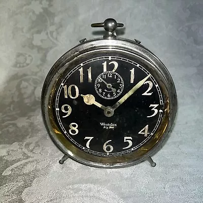 1919 Antique Westclox Radium Big Ben Alarm Clock Works & Glows Slightly Still • $95