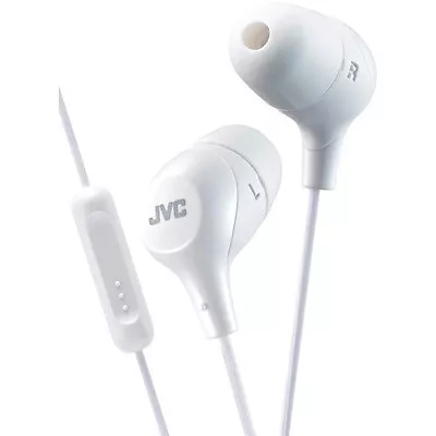 JVC HAFX38MW Marshmallow Inner-Ear Headphones With Microphone (Yellow) • $10.95