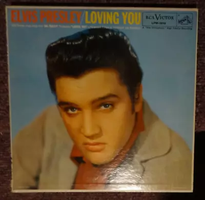 Elvis Presley Loving You LP LPM-1515 Mono 1st ED 1957 Strong VG+ • $33.49