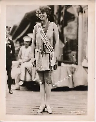 Vintage Original Photograph 1925 Miss America Pageant Winner Fay Lanphier • $300