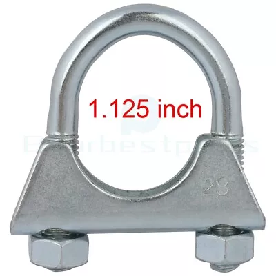 1 1/8  1.125  U-Bolt Uclamp Muffler Saddle Exhaust Pipe Rod Pipe Clamp • $6.91