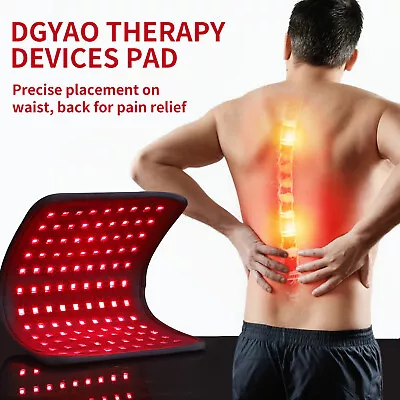 Near Infrared Red Light Therapy Waist Wrap Pad Belt For Neck Back Pain Relief • $59.99