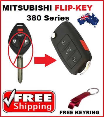 $49.25 • Buy For MITSUBISHI 380 REMOTE CAR KEY Transponder IMMOBILISER KEY BLANK 2005 -2008 