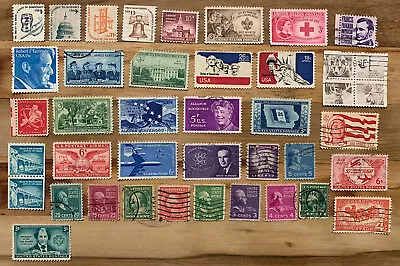 Assorted Stamps From USA - Vintage Set • $17.50
