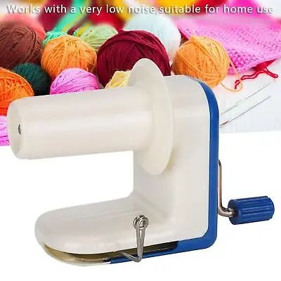 Manual Thread String Ball Yarn Fiber Wool Winder Holder Knitting • £20.81