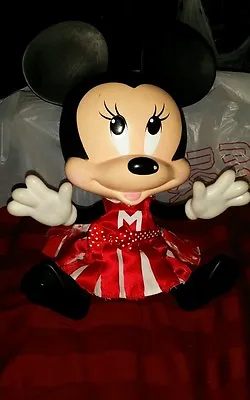 Rare Vintage Hard Plastic Disney Mini Mouse Figure Cheerleader • $20