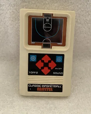 2003 Mattel Classic Basketball Electronic Handheld Game Tested Working • $14.95