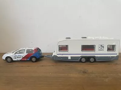 SIKU VOLKSWAGEN VW GOLF & KNAUS TOURING CARAVAN MODEL SET RARE MK4 MKIV Gti RARE • $62.85