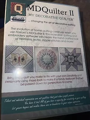 Floriani My Decorative Quilter II Software Machine Embroidery Retail $999 • $299.99