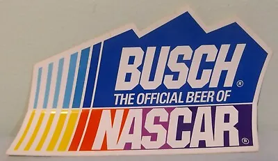 Vintage 1991 Busch The Official Beer Of NASCAR Sticker NEW • $9.50