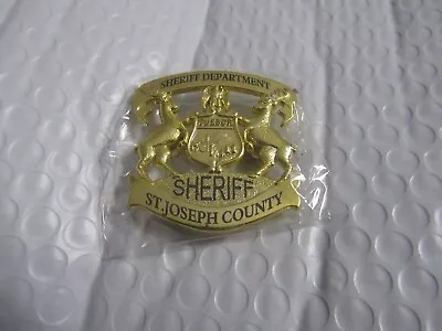 Michigan Police Badge: St. Joseph County MI Police Chief Badge • $75