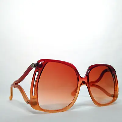 Vintage Diane Von Furstenberg Lisa Oversized Iconic Sunglasses Frame France 70s • $475