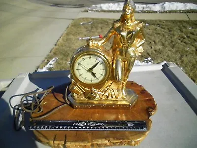 1942 VINTAGE UNITED MASTER CRAFTERS MAJORETTE W/ ANIMATED BATON MOTION CLOCK • $69.99
