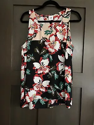 Cabi Brand Dressy Floral Tank Top Women’s L • $15