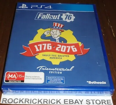 Playstation 4 Game Fallout 76 :tricentennial Edition Brand New Sealed • $41